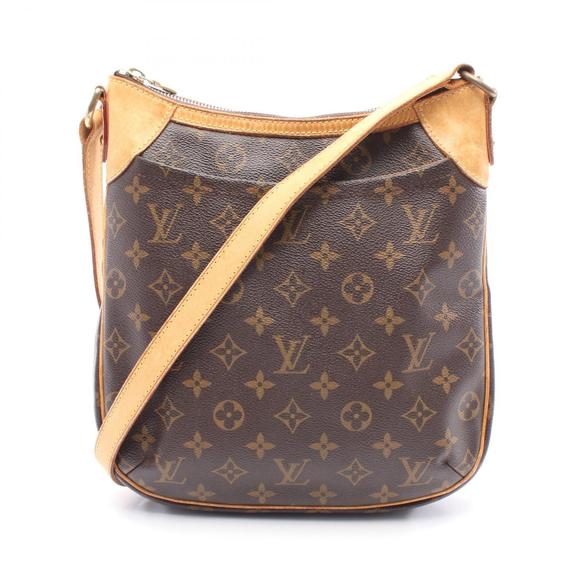 Louis Vuitton Monogram Leather Odeon Shoulder Bag Brown PM - Picture 1 of 8